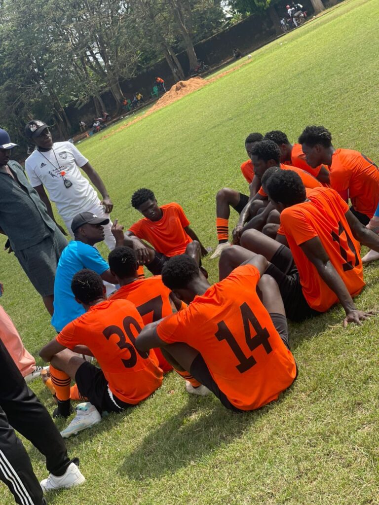 Inter Royals FC vs River Plate Football Academy — Inter Royals celebrate a 3–0 win with goals from Ebenezer, Amoateng, and Razak.